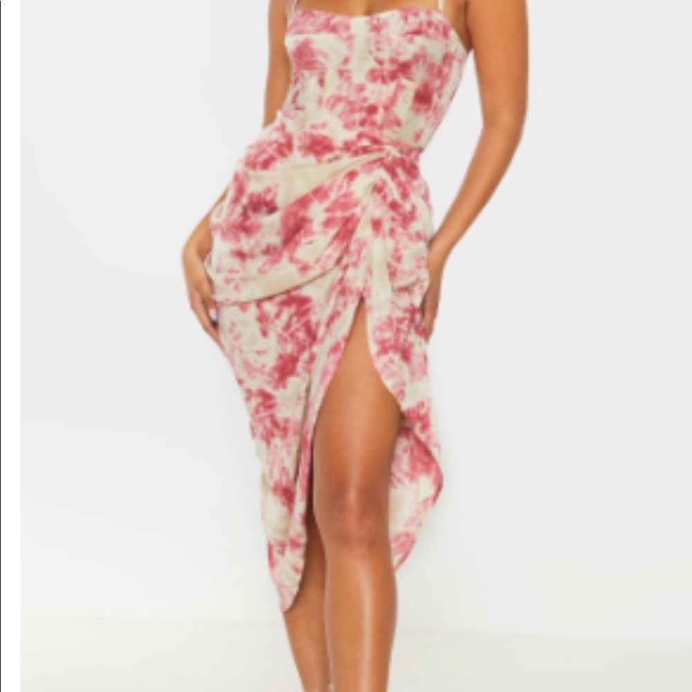 Tye dye midi skirt